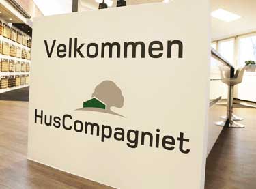 samarbejdspartner for HusCompagniet A/S